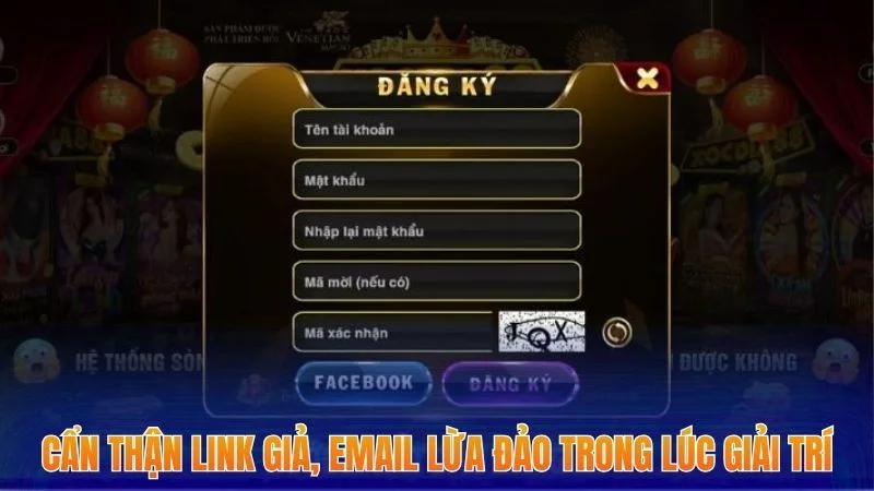 Đăng Ký Xocdia88 - Hướng Dẫn Chuẩn Dễ Thực Hiện Nhất 2025 4 Cẩn thận link giả, email lừa đảo trong lúc giải trí