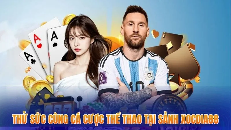 Thử sức cùng cá cược thể thao tại sảnh Xocdia88